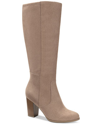 Style & Co Women's Addyy Knee High Dress Boots, Created for Macy's, Regular, Wide & Extra-Wide Ca... | Macy's