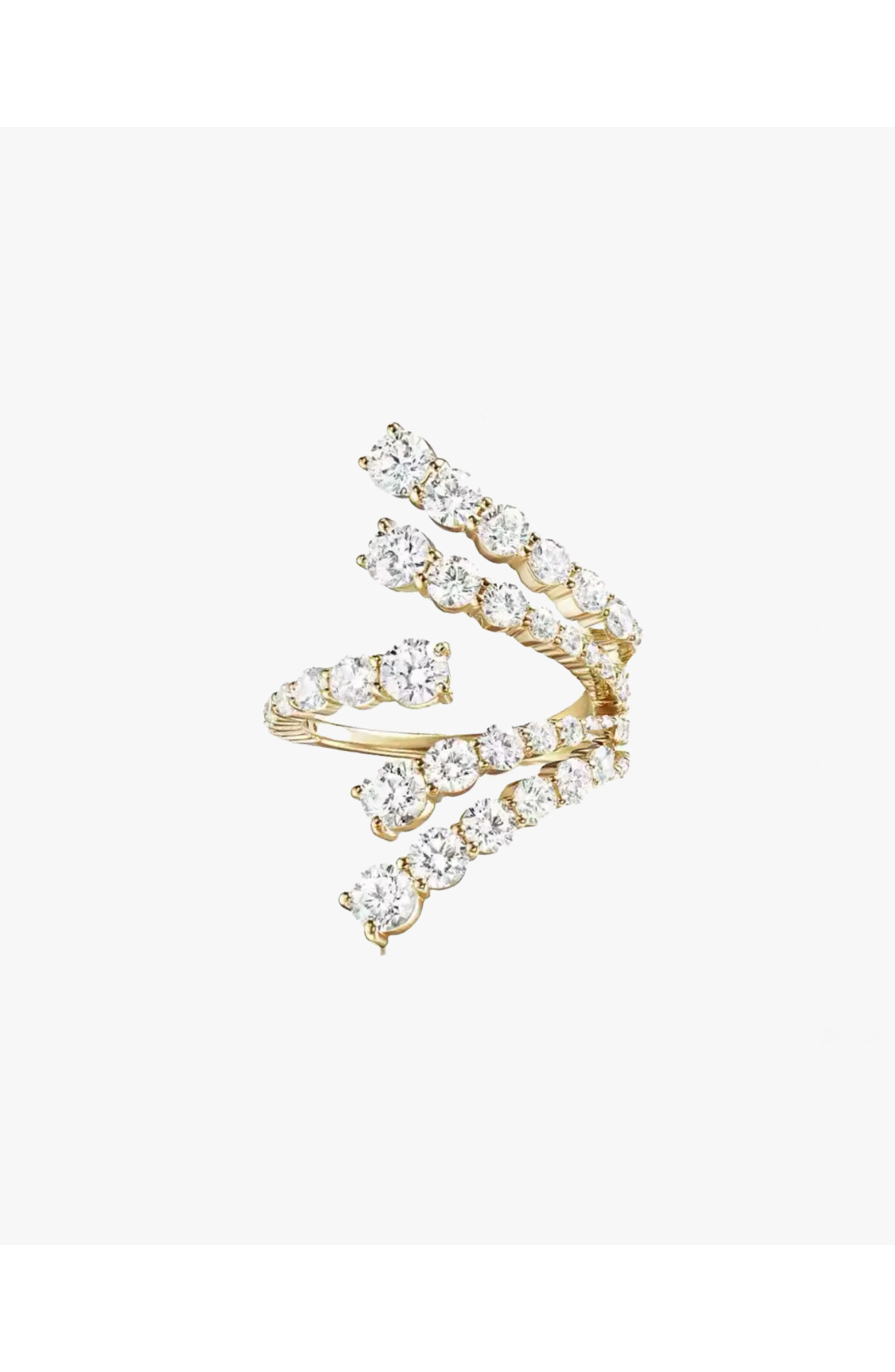 Gold Plated CZ Wrap Ring | Nordstrom