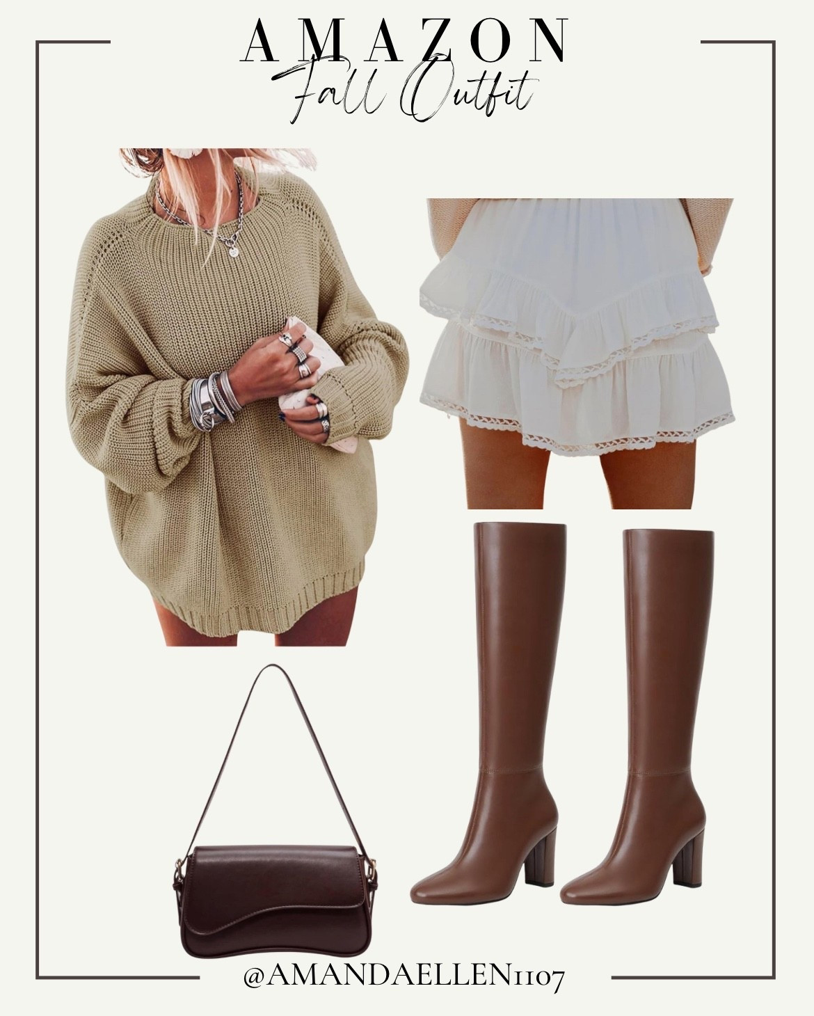 Cozy chic for fall 🍂✨ Loving this Amazon find — the perfect sweater paired with a skirt + boots for that effortless autumn look. Whether you’re grabbing a pumpkin spice latte, heading to brunch, or just strolling through the leaves, this outfit is a fall must-have. 🍁🤍

fall outfit, fall fashion, Amazon fall outfit, Amazon fashion finds, cozy fall sweater, sweater outfit, fall skirt outfit, boots outfit, fall outfit ideas, Amazon style, fall outfit inspo, chic fall outfit, affordable fall fashion, fall wardrobe essentials, cute fall outfits, trendy fall fashion, fall outfit with boots, autumn outfit ideas, cozy autumn style, Amazon outfits for fall


#LTKFindsUnder50 #LTKFallSale #LTKShoeCrush