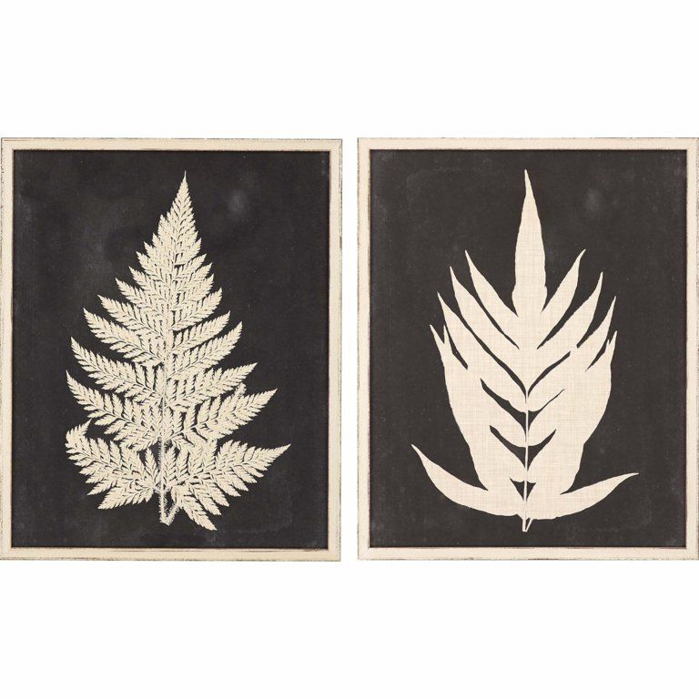 Paragon Linen Fern I Giclee Wall Art - Set of 2 | Walmart (US)