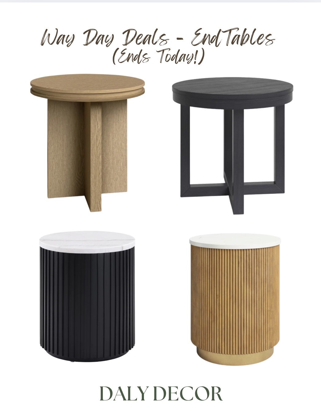 Way Day Deals - End Tables 

#LTKHome