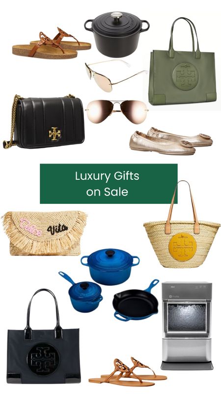Luxury gifts on sale.  Save up to 50% off Tory Burch, GE Nugget Ice Maker, Le Creuset, Ray-Ban and more 

#LTKHoliday #LTKsalealert #LTKhome
