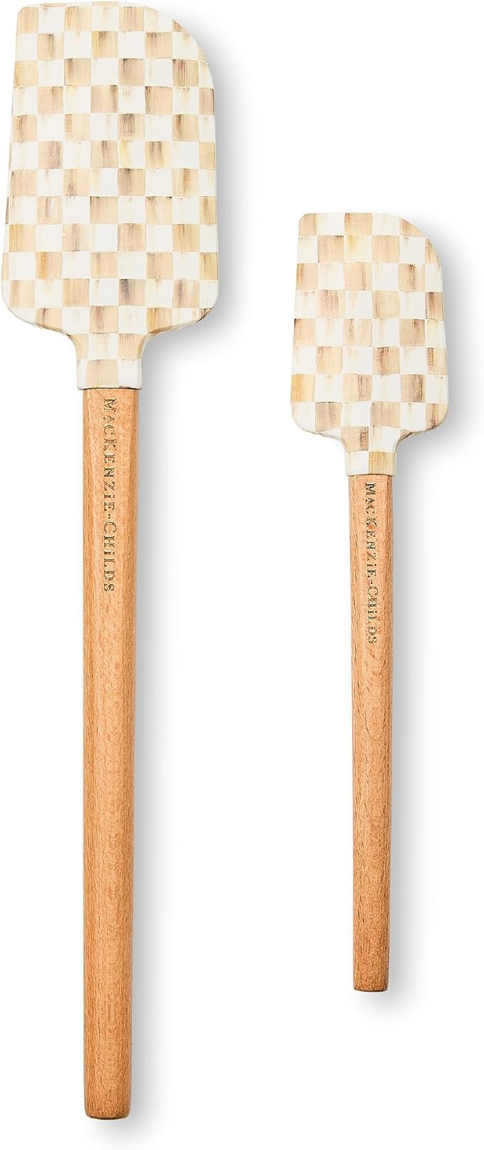 MACKENZIE-CHILDS Silicone Spatulas with Wooden Handles, Silicone Kitchen Spatula Set, 9 Inches an... | Amazon (US)