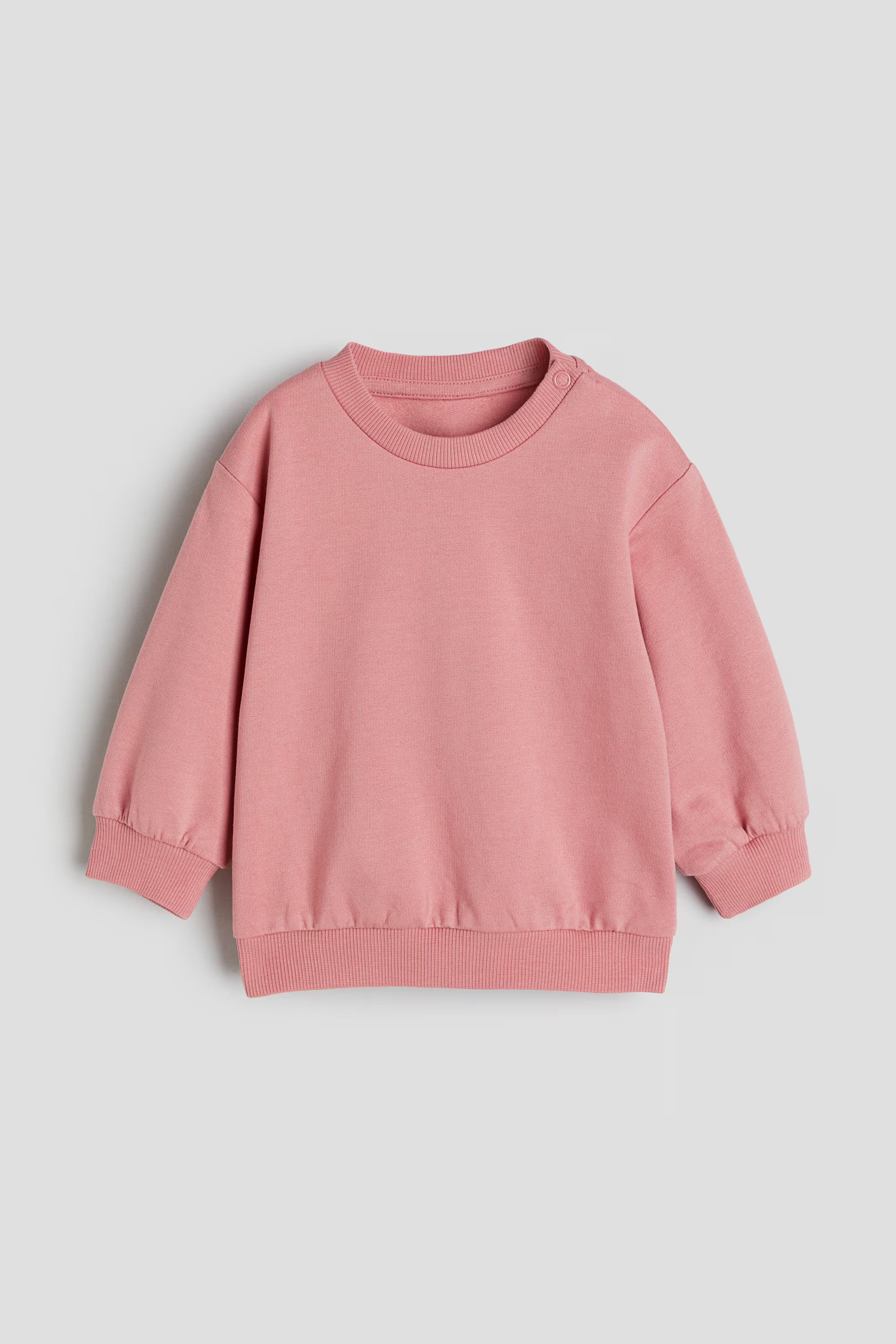 Cotton Sweatshirt - Dusty pink - Kids | H&M US | H&M (US + CA)