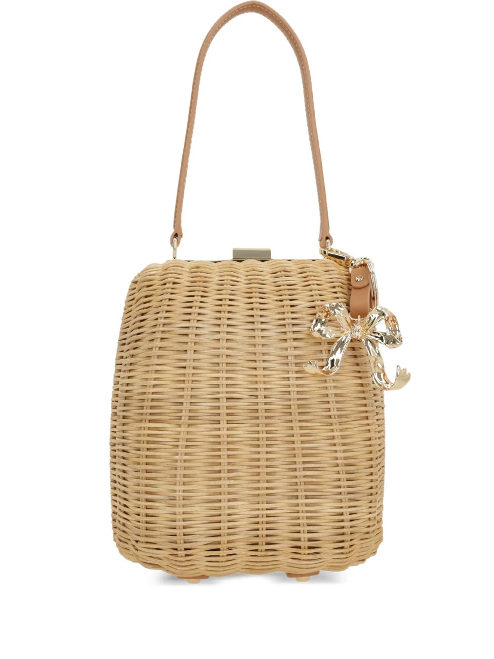 Self-Portrait Rattan Shoulder Bag | Neutrals | FARFETCH | Farfetch Global