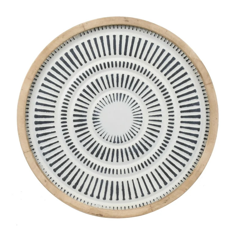 Better Homes & Gardens 22"H Wood Round Black Plant Stand - Walmart.com | Walmart (US)