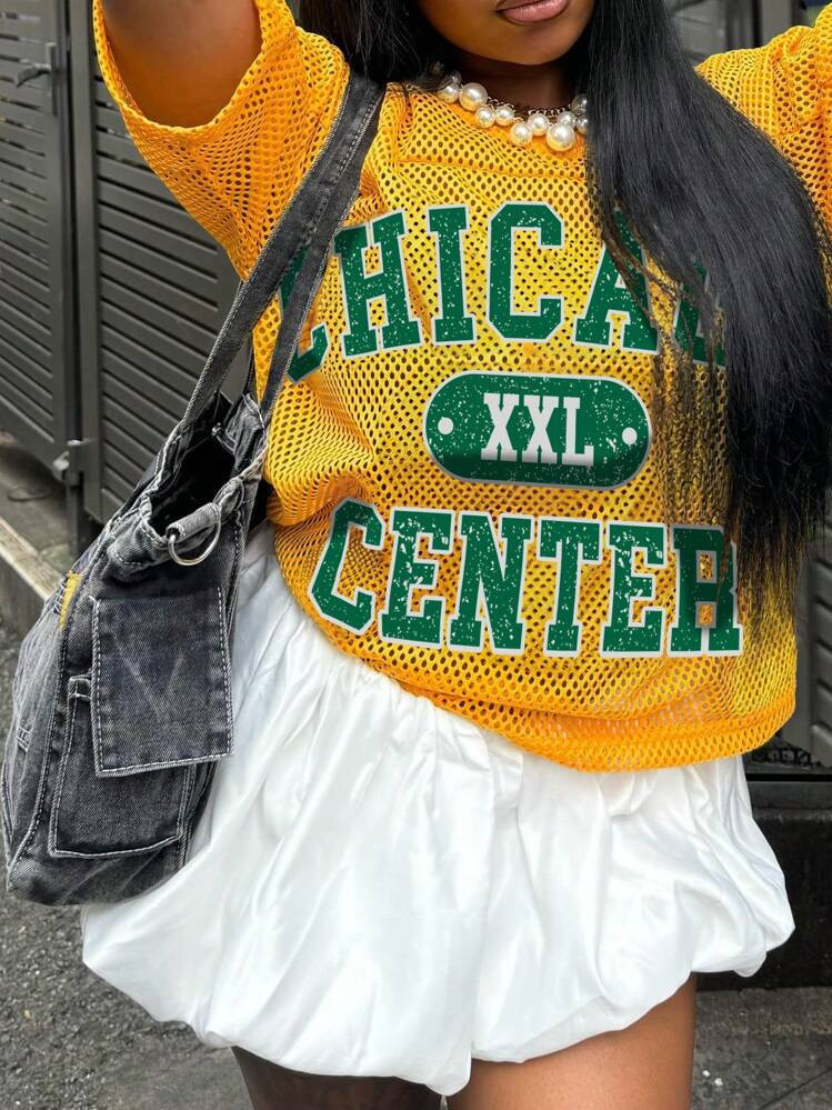 INAWLY Women's Casual Letter Print T-Shirt, Summer Graphic Tees Women Tops | SHEIN