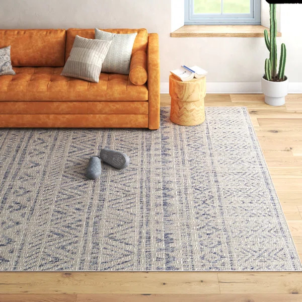 Mendota Scout Moroccan Blue Indoor/Outdoor Area Rug | Wayfair North America