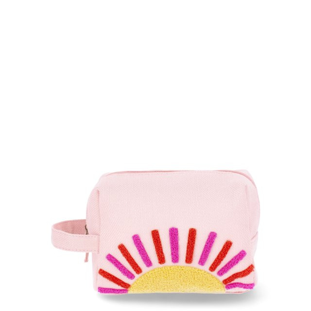 No Boundaries Woven Sunshine Pouch, Pink | Walmart (US)