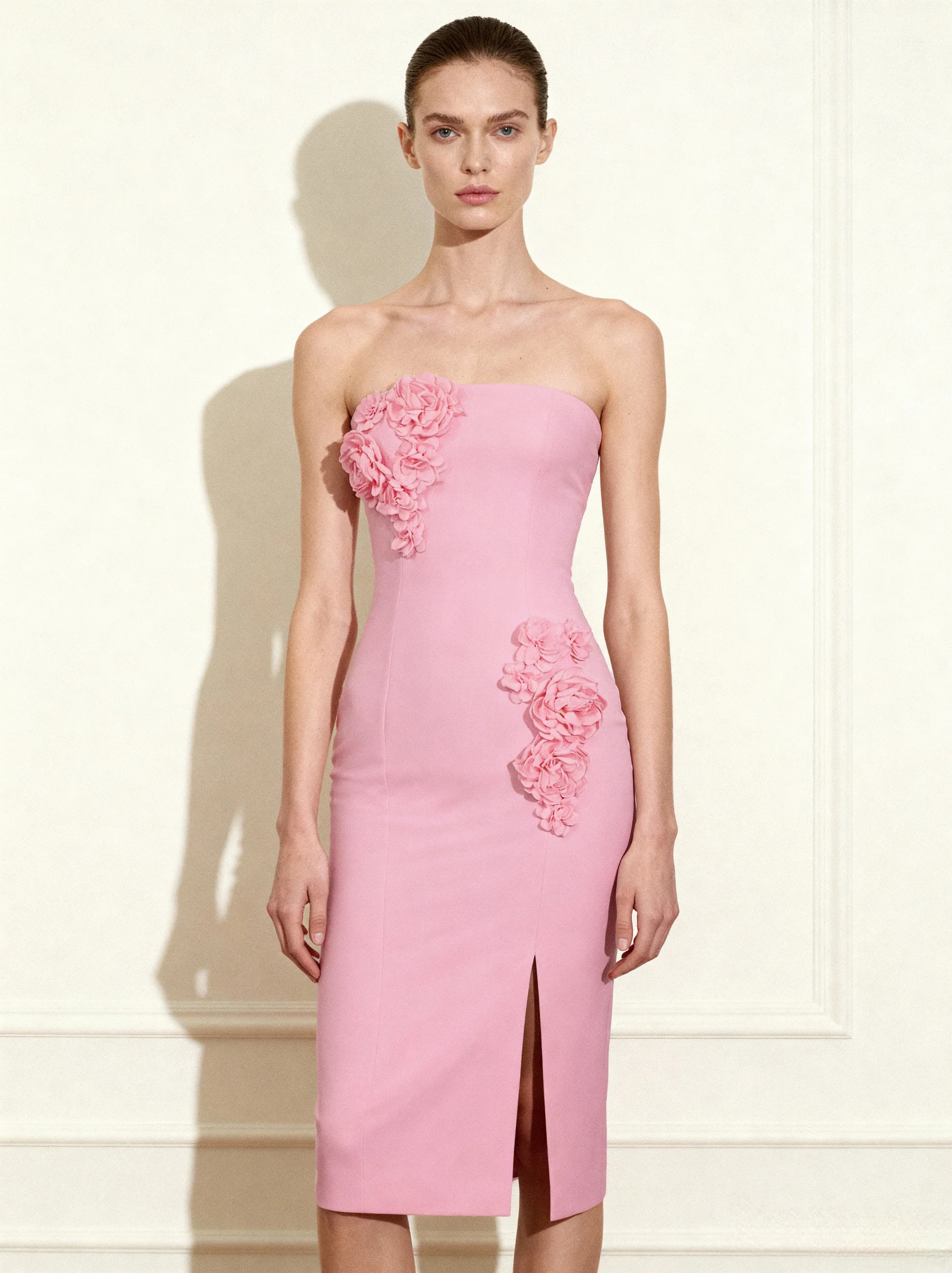 Petal Perfection Cocktail Dress - Pink | JW PEI US