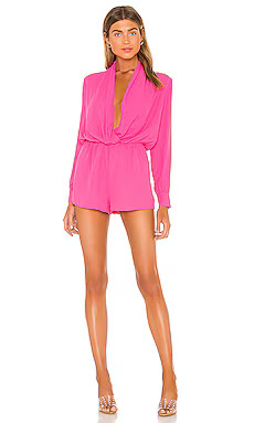 Kaycie Drape Neck Romper
                    
                    superdown | Revolve Clothing (Global)
