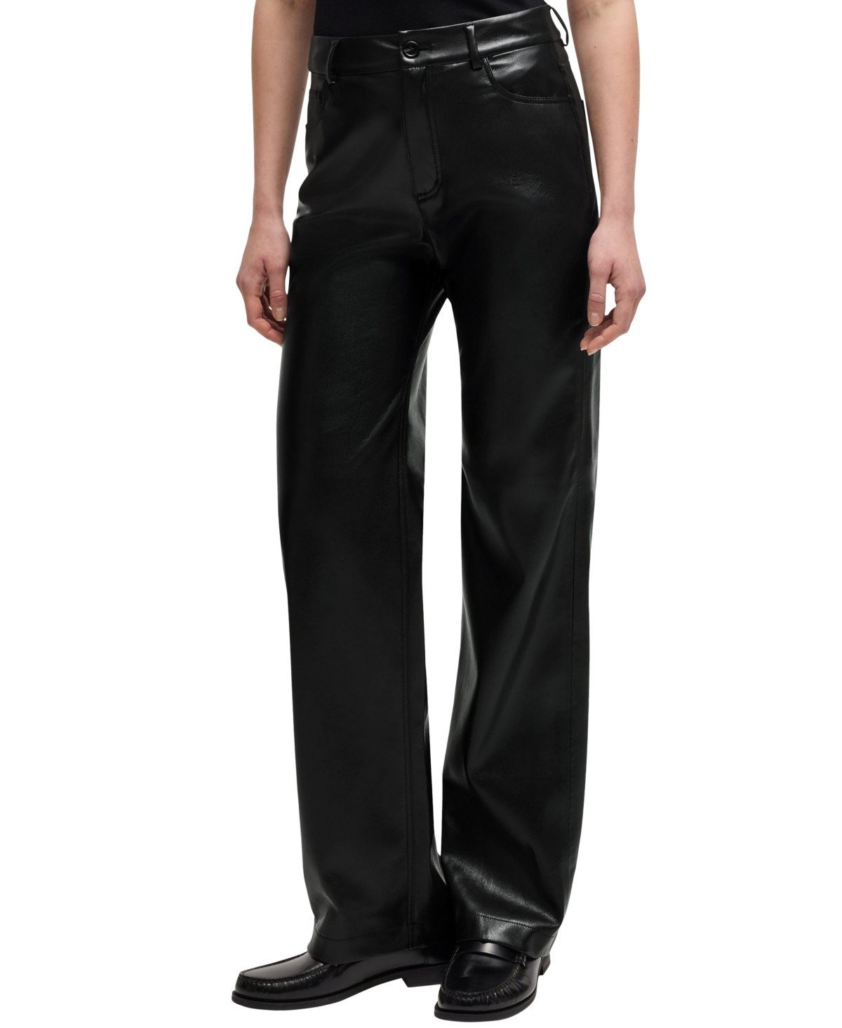 Boss by Hugo Boss Women's Five-Pocket Trousers - Black | Macy's