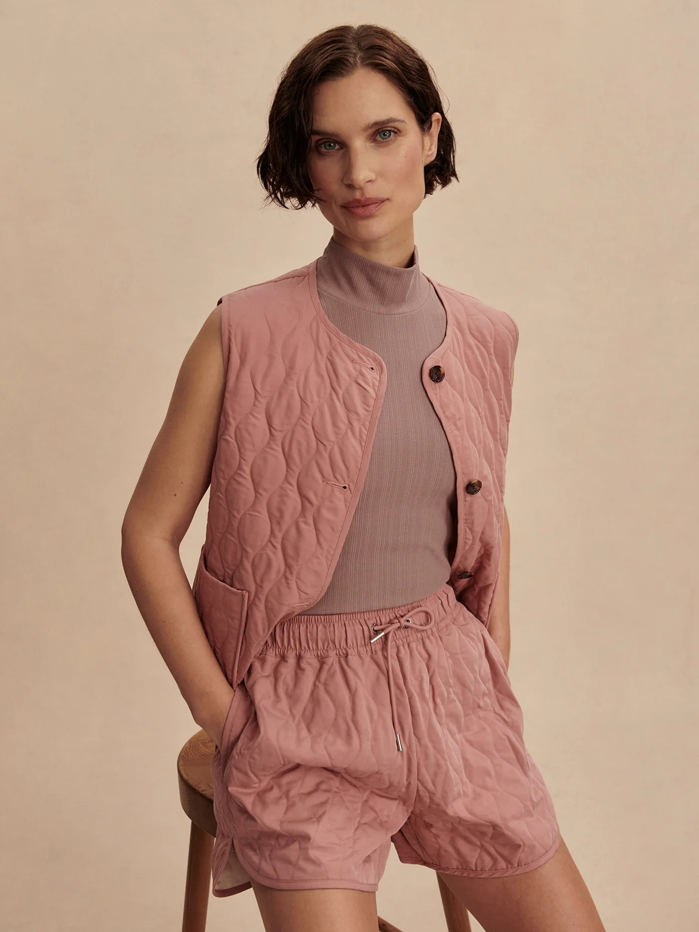 Karla Quilted Gilet | Varley US