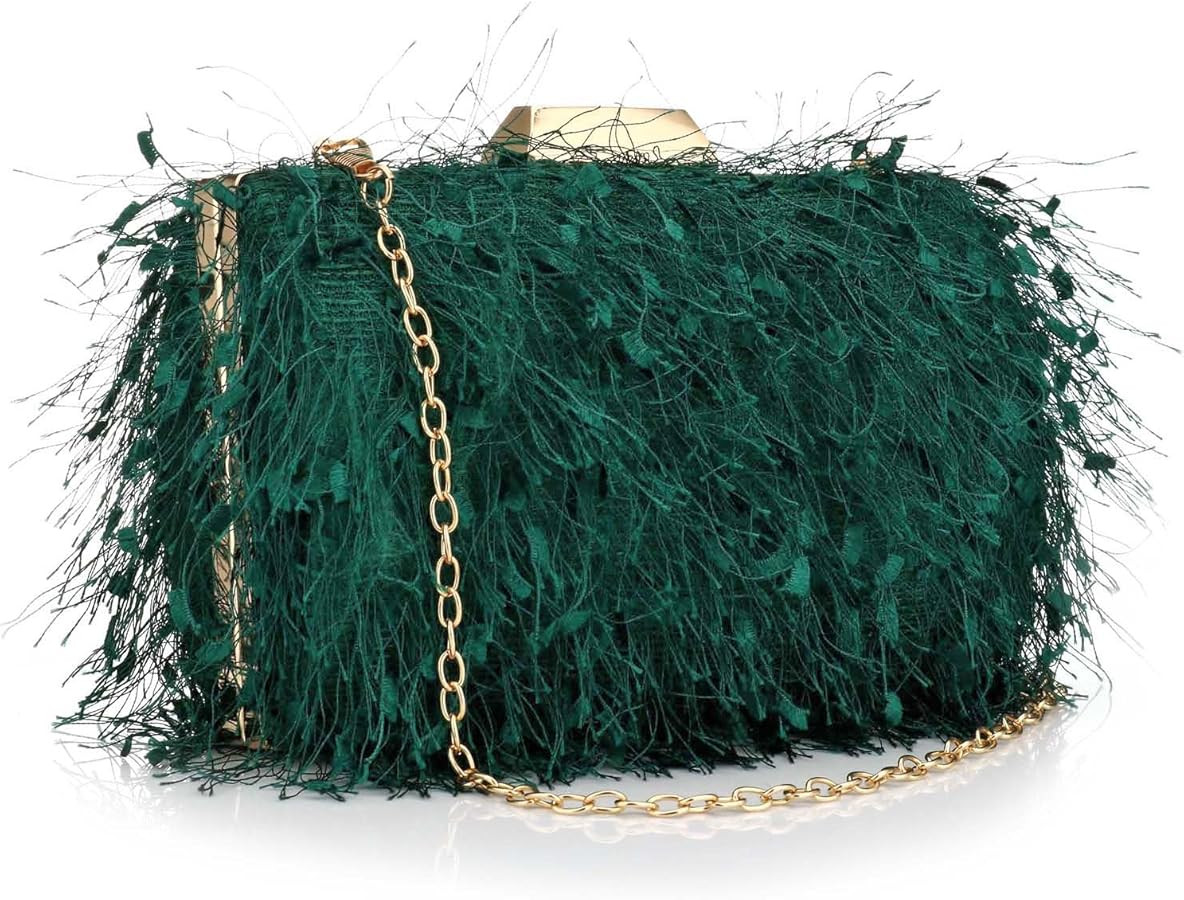 YYW Clutch Purse for Women Cute Handbags Top Handle Evening Bag Crossbody Bag Shoulder Bag for We... | Amazon (US)