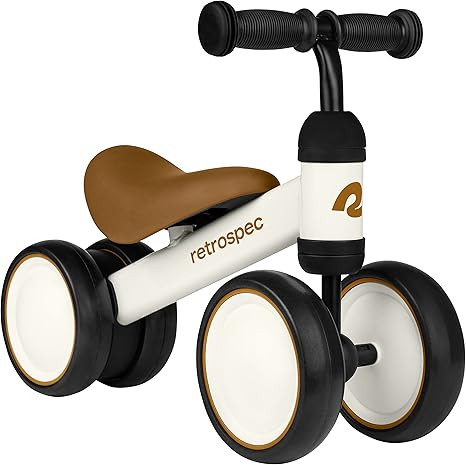 Retrospec Cricket Baby Walker Balance Bike with 4 Wheels for Ages 12-24 Months - Toddler Bicycle ... | Amazon (US)