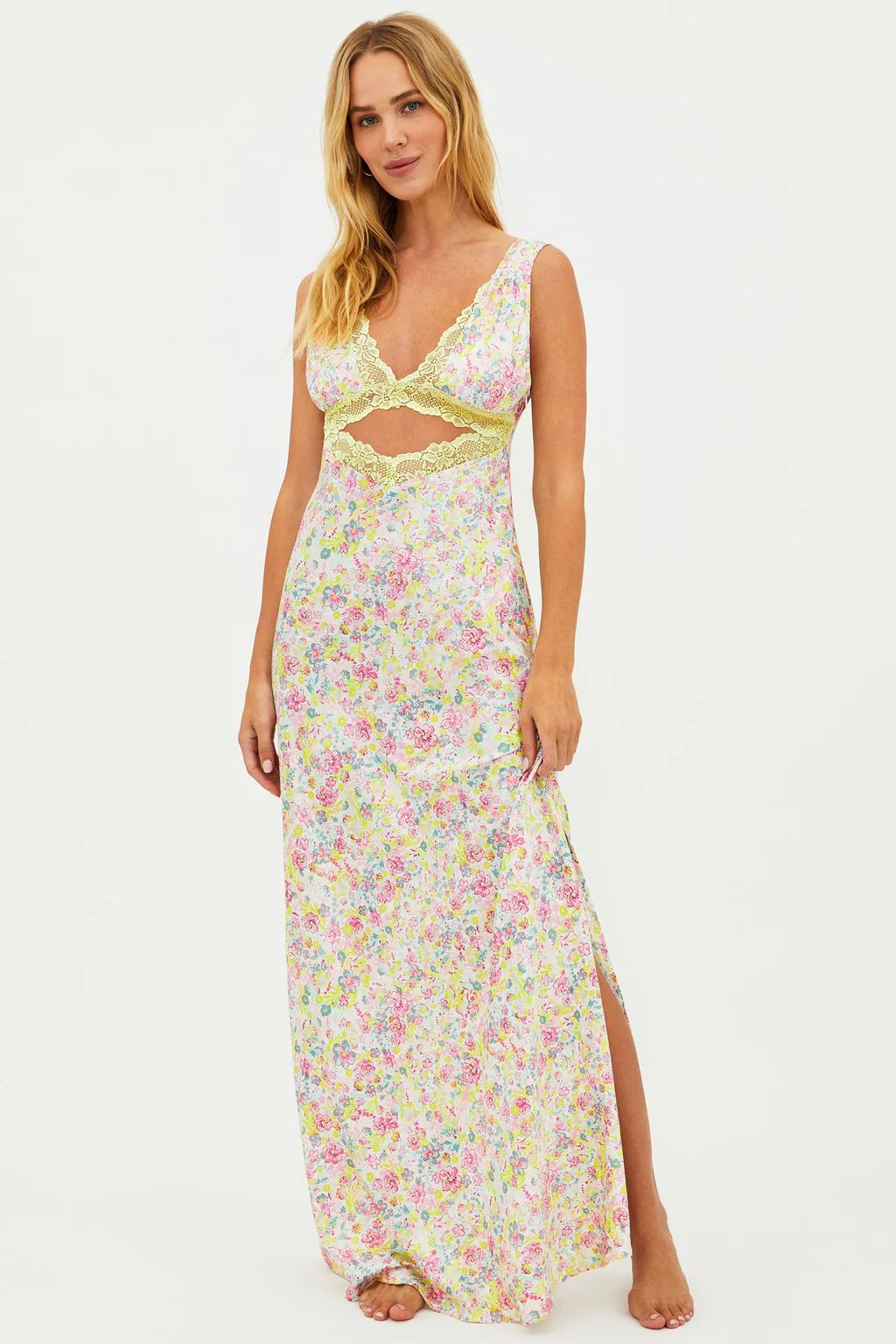 Kimi Dress Forget Me Not Floral | Beach Riot