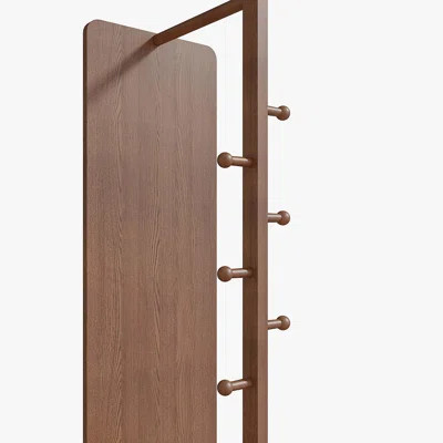 Full-length mirror solid wood + rubber wood + glass, 65.7*17.7in(mirror width:13.7in) Large mirror for viewing the whole body, easy to dress and tidy | Wayfair North America