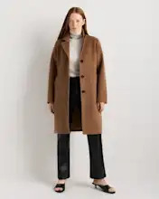 Camel Hair Single-Breasted Midi Coat | Quince