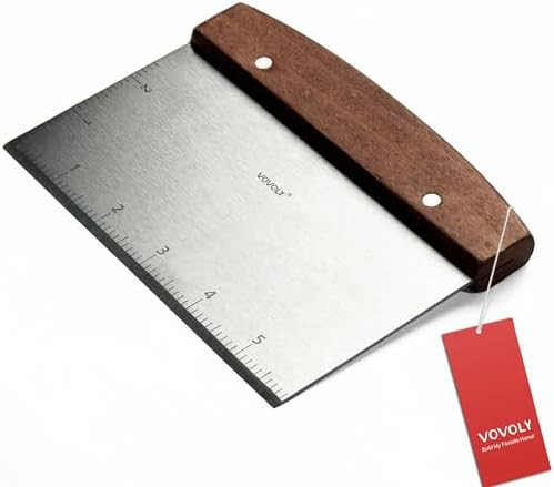 Vovoly Multipurpose Bench Scraper Kitchen Utensil for Flat Top Griddle, Dough Scraper Cutter for ... | Amazon (US)