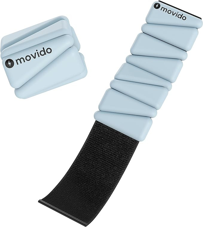 Movido Wrist and Ankle Weights | 1 lb each (2 per set) | Adjustable Workout Weights for Women and... | Amazon (US)