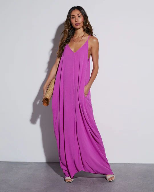 Olivian Pocketed Maxi Dress | VICI Collection