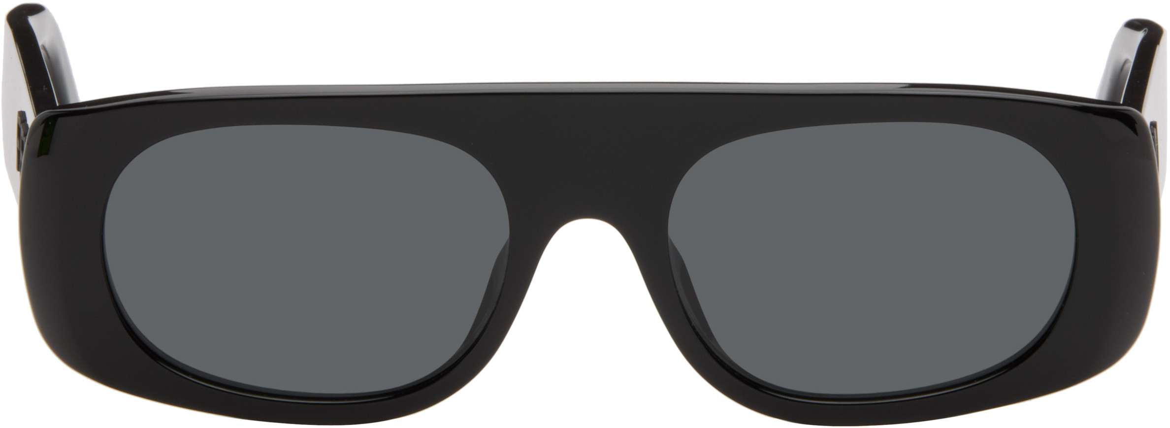 Fendi Black Signature Sunglasses | SSENSE