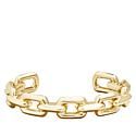 BAUBLEBAR BAUBLEBAR Mira Goldtone Chain-Design 6"" Cuff | HSN