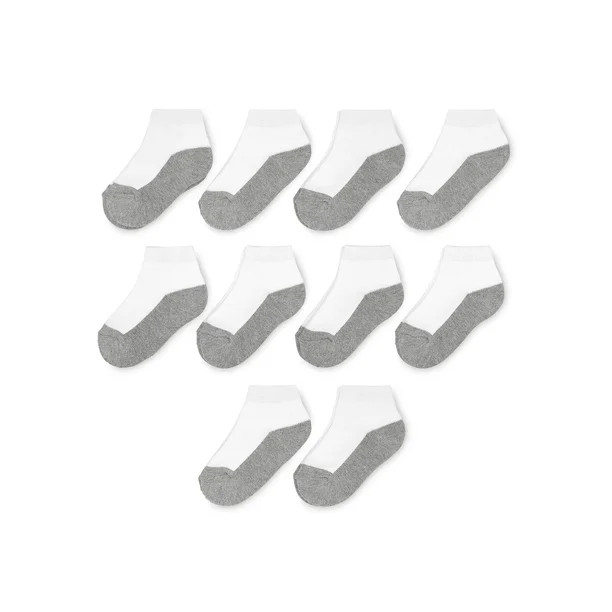 Wonder Nation Boys Ankle Socks, 10 Pack, 18M- 36M | Walmart (US)