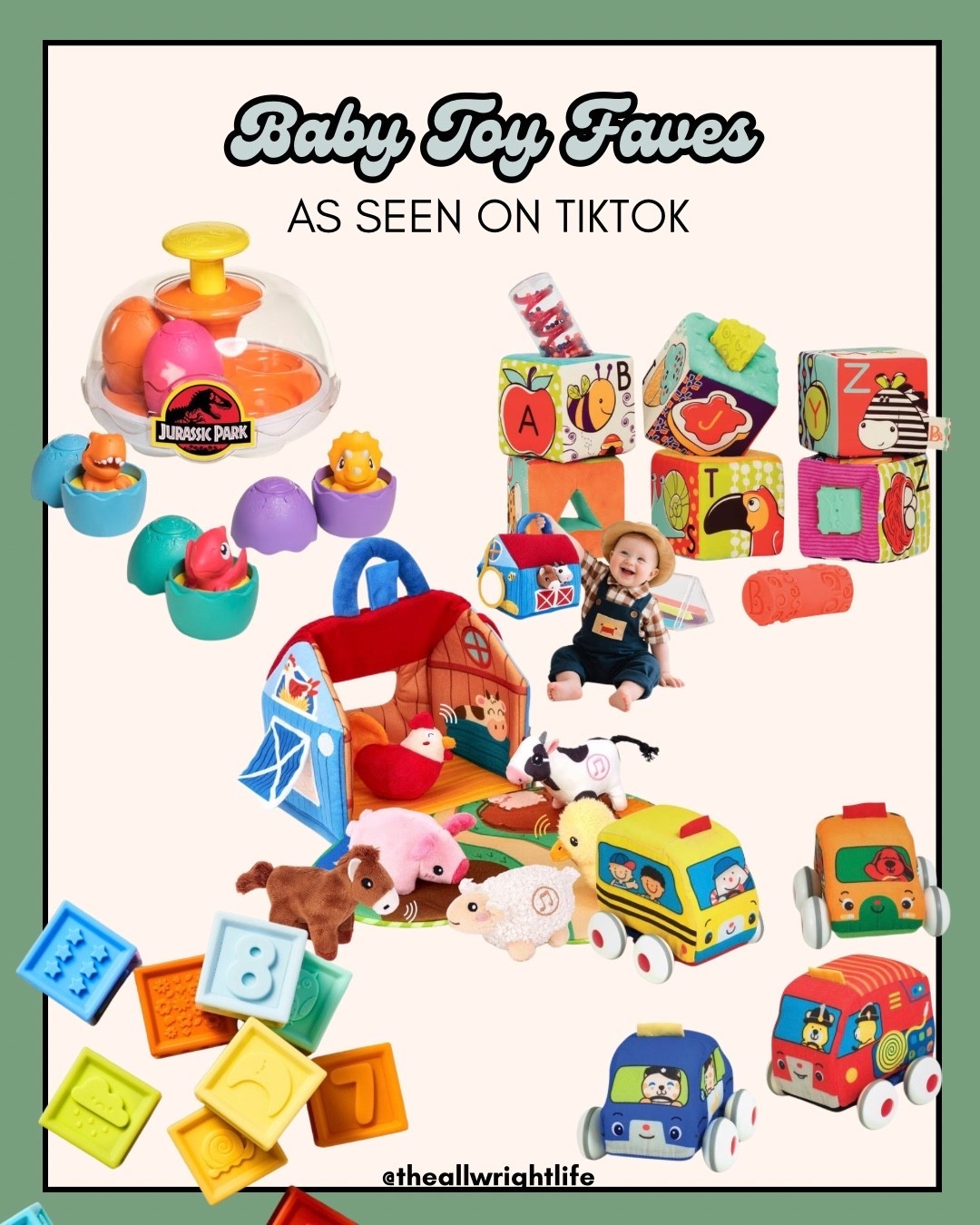 Baby toy faves, part 1. I purchased these with the intent to be used at 9+ months. Almost all will work into toddlerhood. 

Baby toys
Baby gift ideas
9 month old toys
12 month old toys
Christmas gifts for babies
Gift ideas for babies


#LTKBaby #LTKGiftGuide #LTKKids