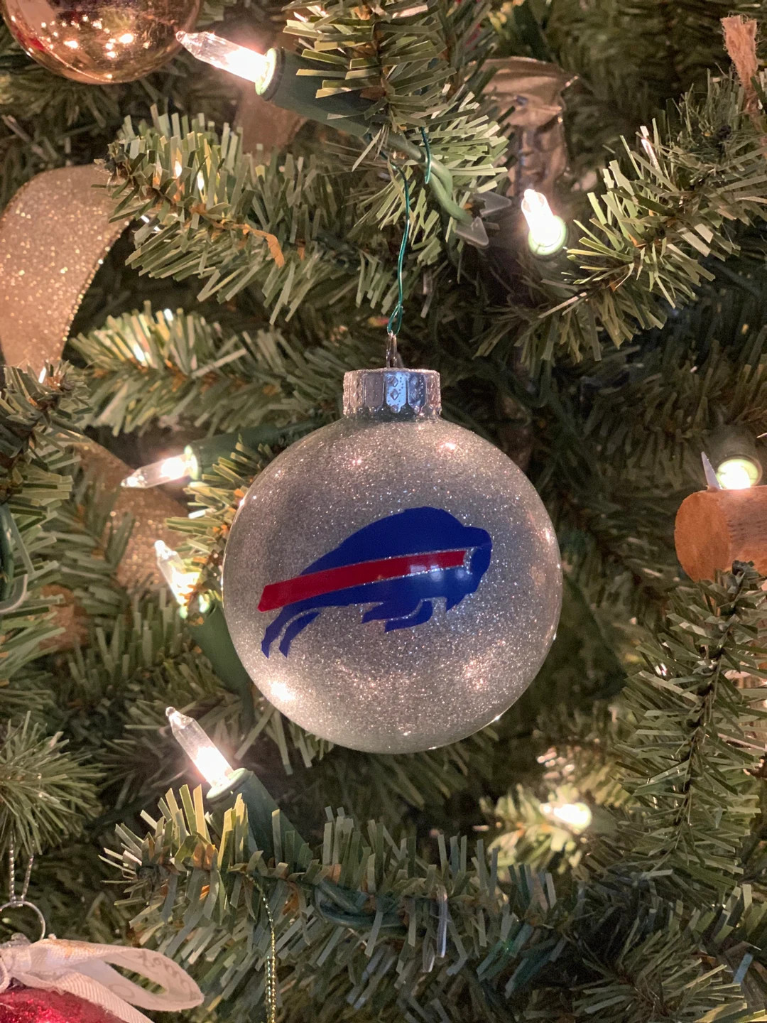 Buffalo Bills Christmas Ornament - glass ornament - bills christmas | Etsy (US)
