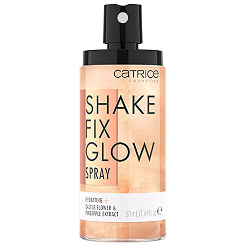 Catrice | Shake Fix Glow Spray | Sets Makeup and Hydrates Skin | Made With Cactus Blossom and Pineapple Extract | Oil Free, Paraben Free, Gluten Free | Vegan & Cruelty Free | Amazon (US)