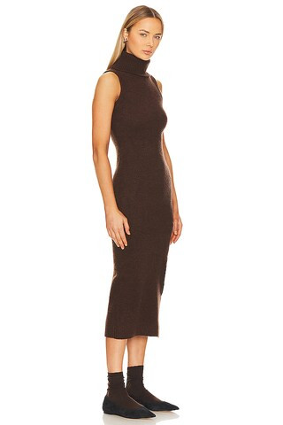Irina Sweater Dress in Brown | Revolve Clothing (Global)