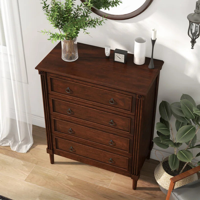Ewdoksia 4 Drawer 30'' W Chest | Wayfair North America