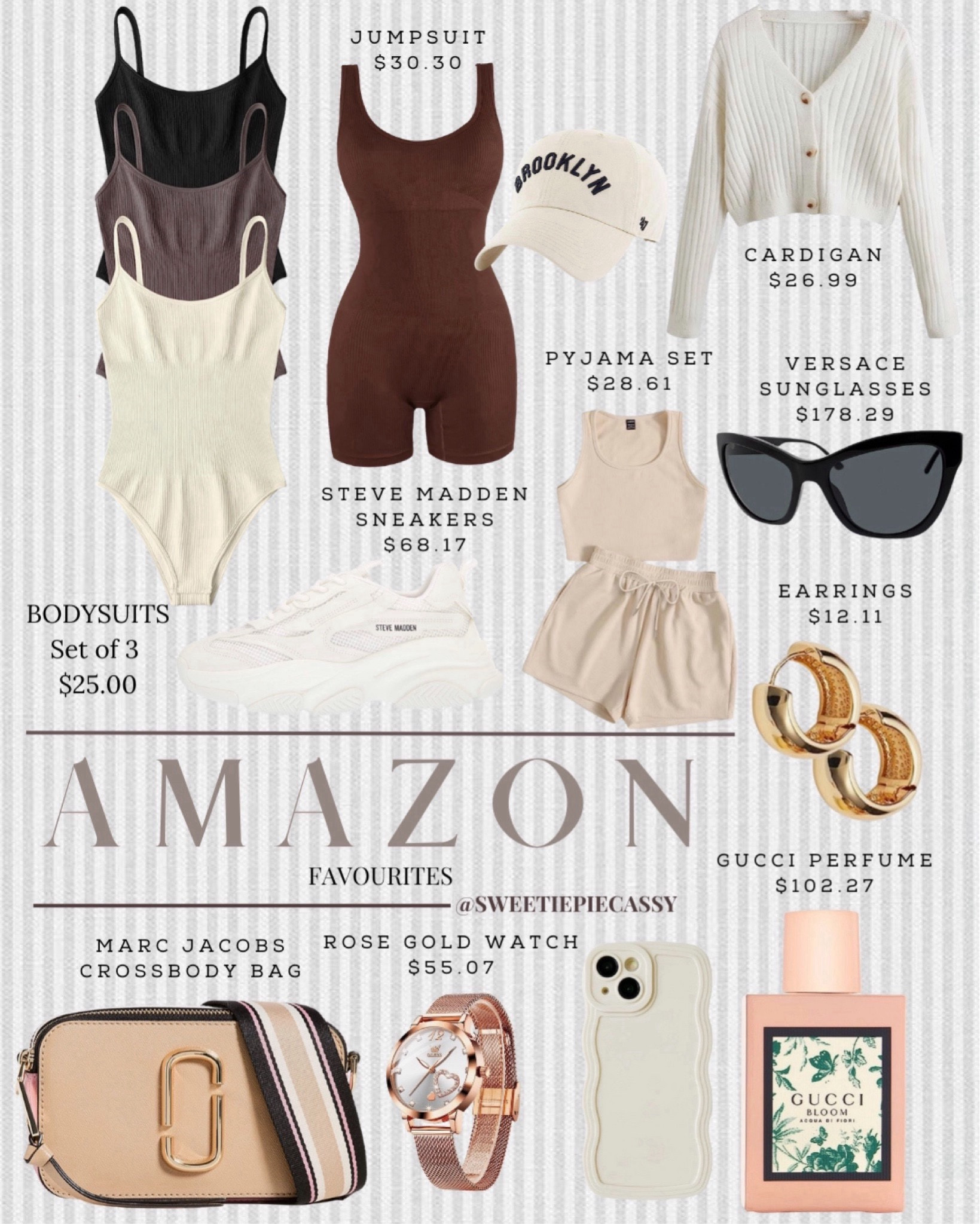 Amazon Canada: Monthly Favourites ☁️ 

A few of my favourite things from not only Amazon, but a few other goodies as well! Everything from new spring outfits & accessories, Spring & Summer clothing sets & more! Make sure to check out my ‘Amazon’ collection for more of my seasonal favourites!💫

#LTKstyletip #LTKcanada #LTKbeauty