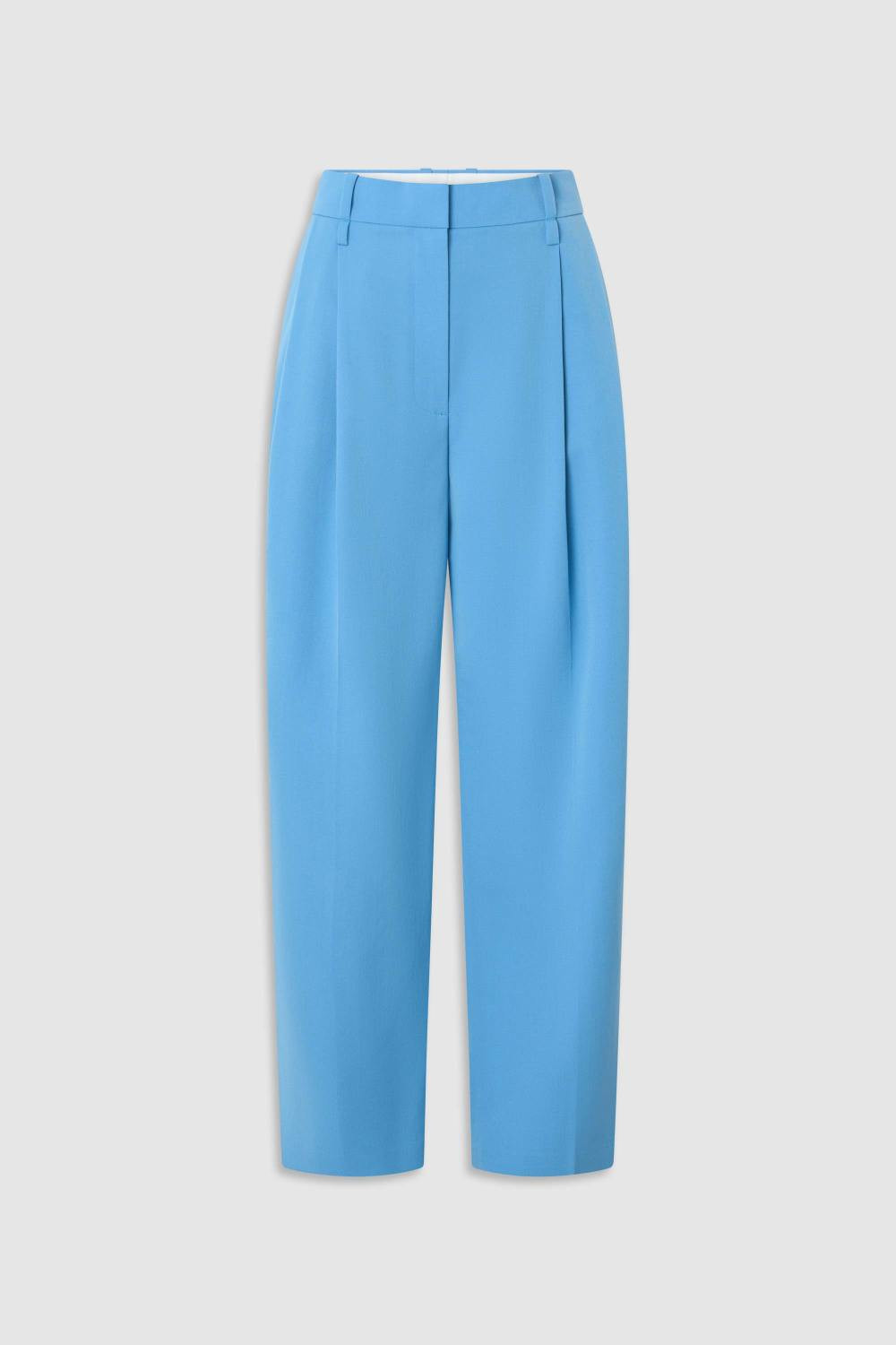 Tapered Pleat Pant Porcelain Blue | Oroton