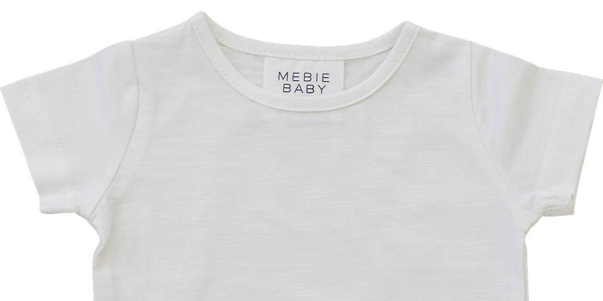 White Tee | Mebie Baby
