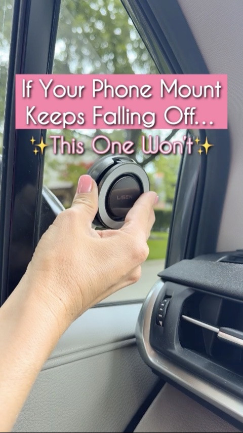 If your phone mount keeps falling off, it’s the suction failing. This all‑metal vacuum lock holds 98 lbs, won’t melt in summer or pop off in winter, and won’t leave marks when you move it. Works with heavier iPhones too.
#LTKtech #LTKfinds #amazonfinds #caraccessories #phonemount #magsafe #carupgrade

#LTKHome #LTKHome #LTKSaleAlert #LTKTravel