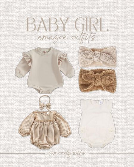 baby girl amazon outfits • beige bow • beige baby bows • baby girl bubbles • many girl cute outfit #amazonbaby #amazonfashion #amazonstyle #cutebahyclothes 

#LTKfindsunder50 #LTKbaby #LTKkids