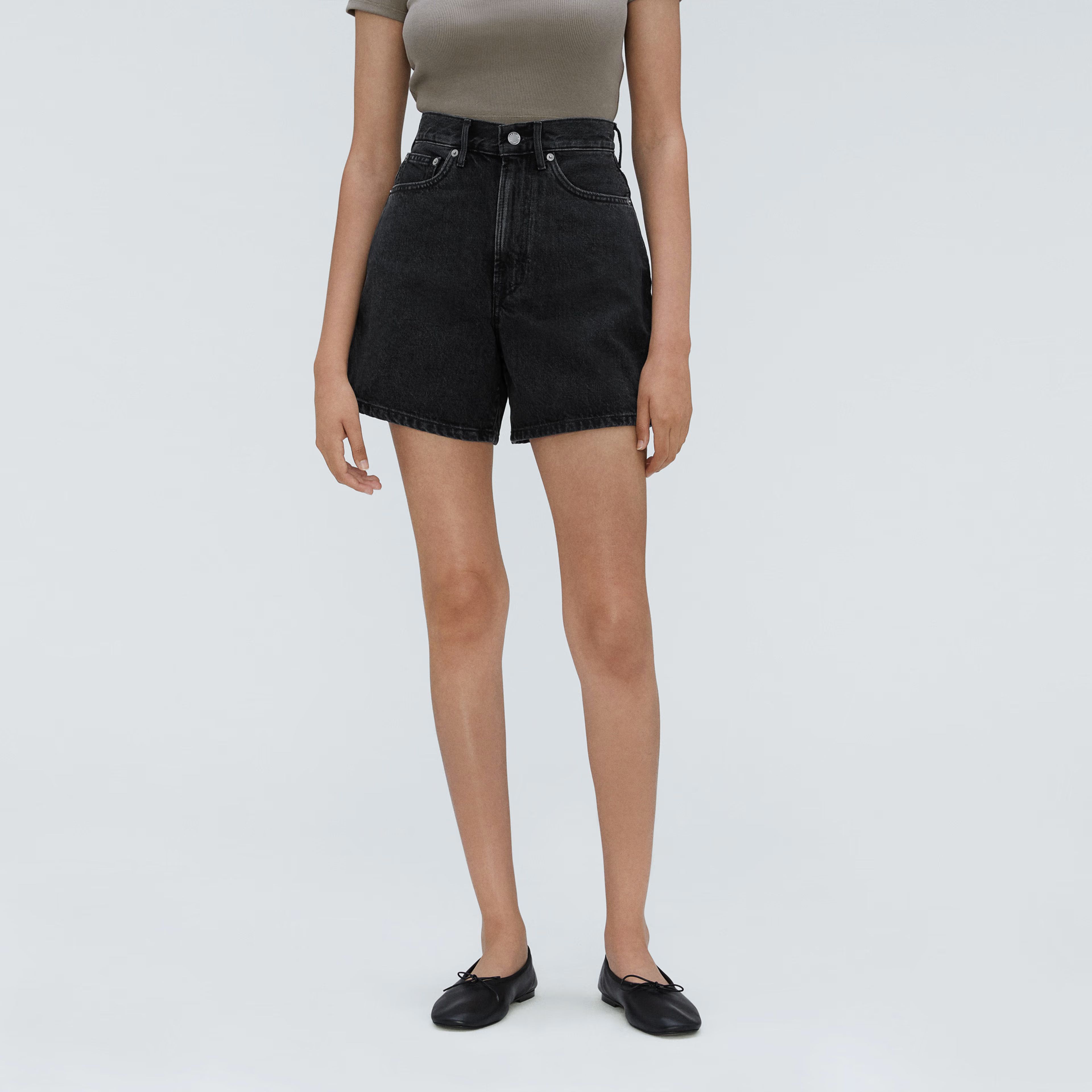 The A-Line Denim Short | Everlane