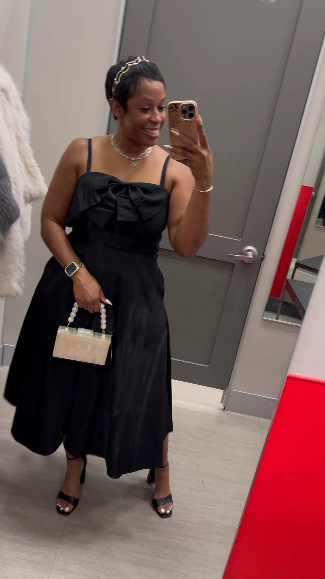 Elegance in every detail ✨ This classic black midi is your go-to for holiday parties or a chic night out. Add a pearl-accented bag for that touch of glam. Shop this timeless look now on my LTK! #HolidayStyle #PartyOutfitInspo #LTKSeason #TargetFinds

#LTKFindsUnder50 #LTKParties #LTKHoliday