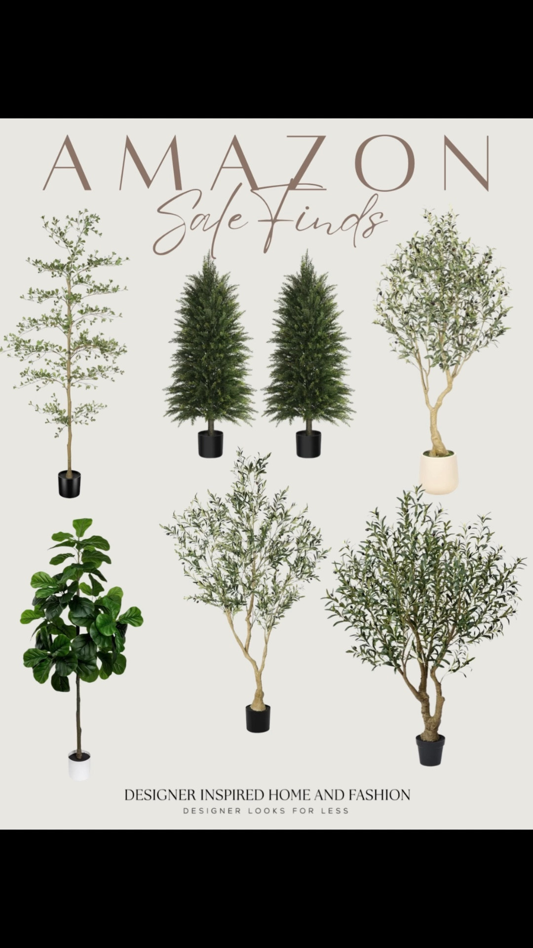 Amazon faux trees on sale right now! @amazon 

#LTKHome #LTKSaleAlert