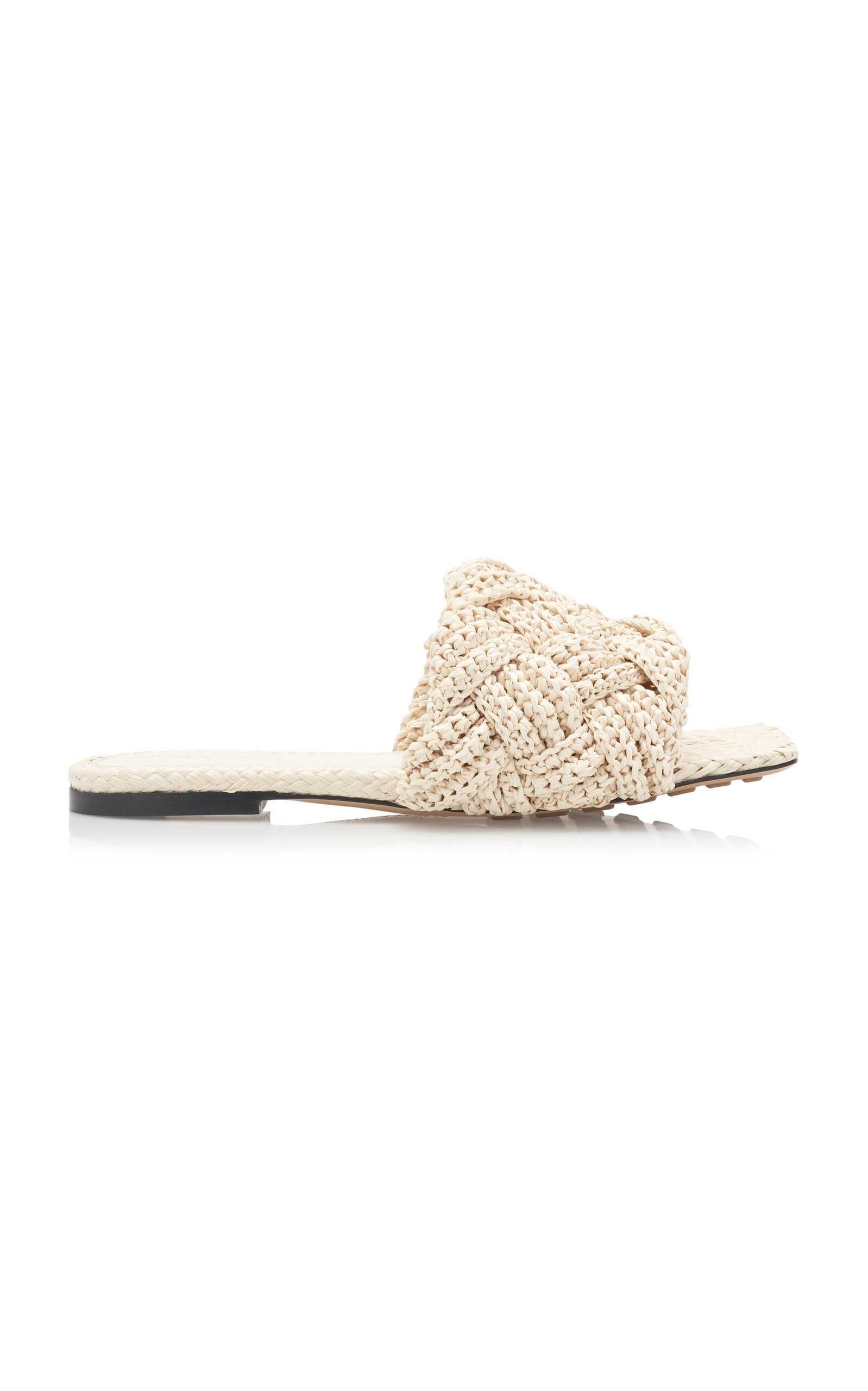 Lido Raffia Flat Sandals | Moda Operandi (Global)