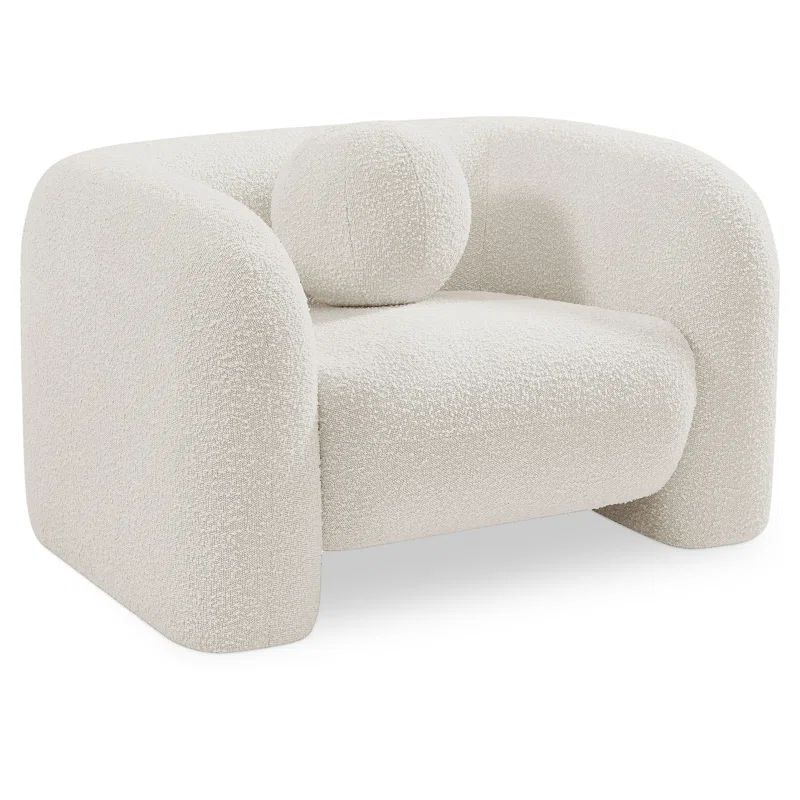 44 inches W Boucle Fabric Chair | Wayfair North America