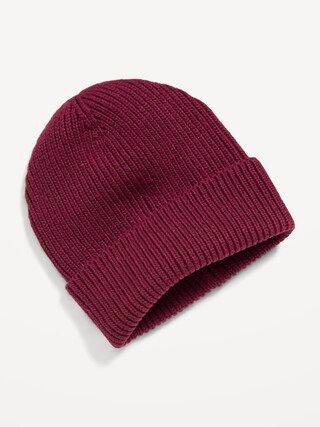 Gender-Neutral Rib-Knit Beanie for Adults | Old Navy (US)