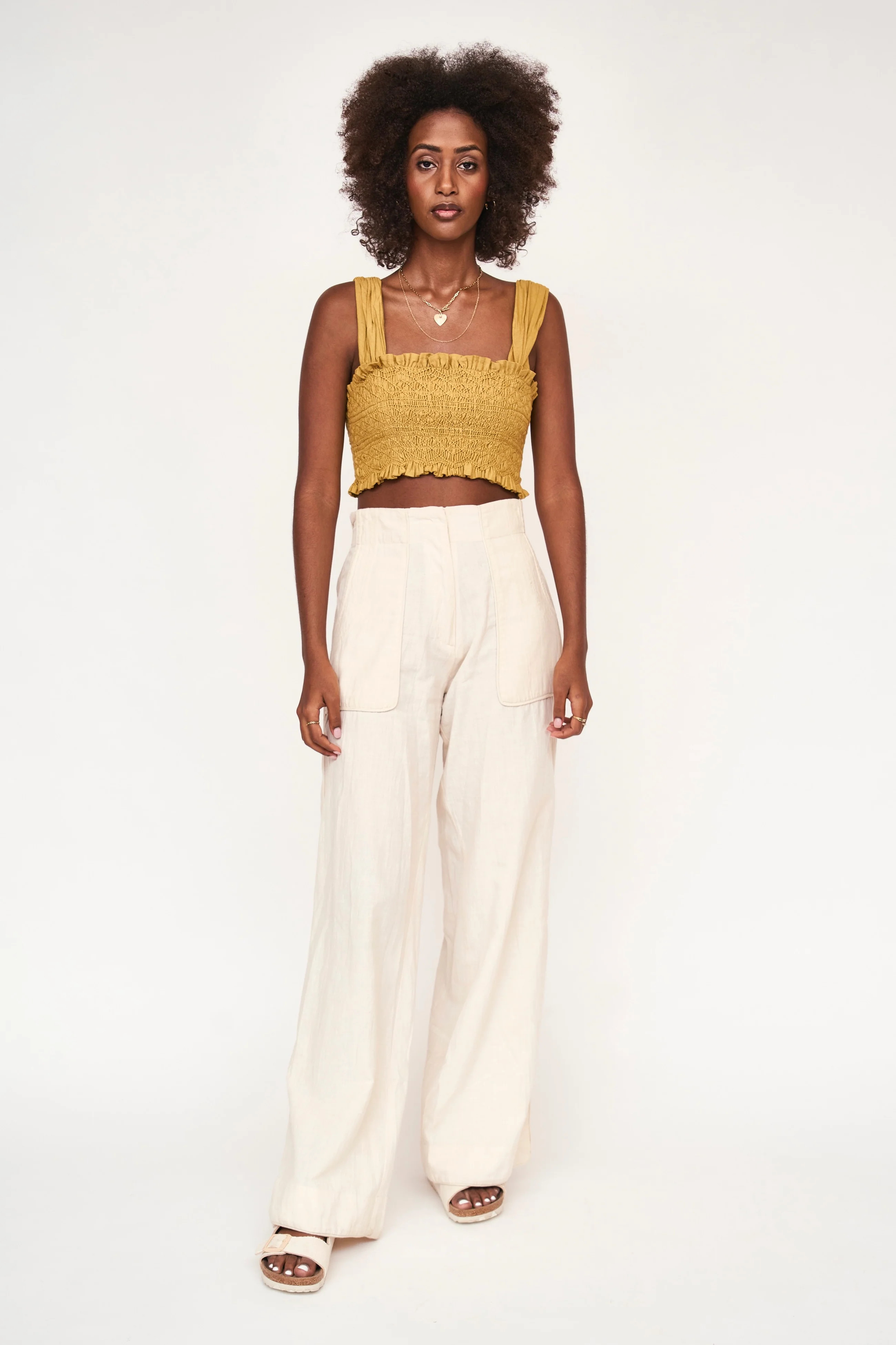 Tivot Pant in Parchment - MIRTH | MIRTH