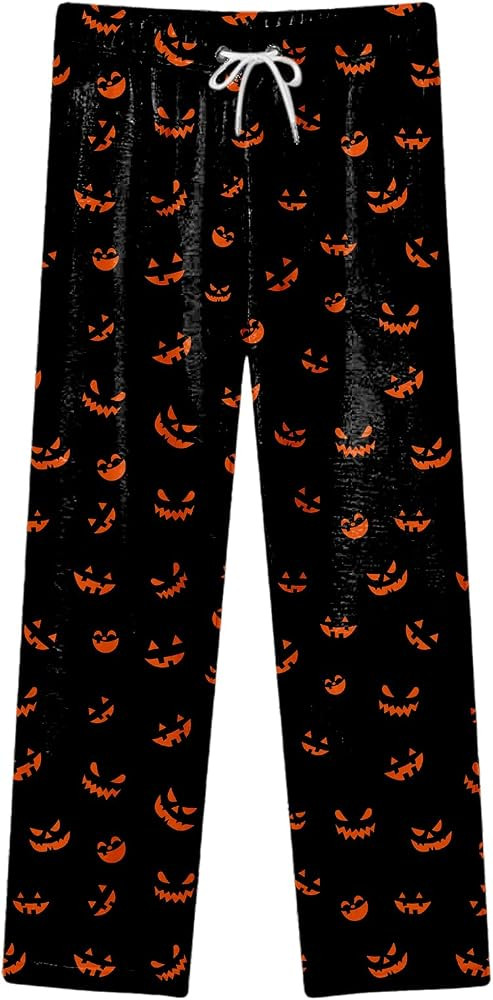 Halloween Fleece Pajama Pants Womens Flannel Fuzzy Cozy Pajamas Plush Lounge Pants Winter Warm Pj... | Amazon (US)