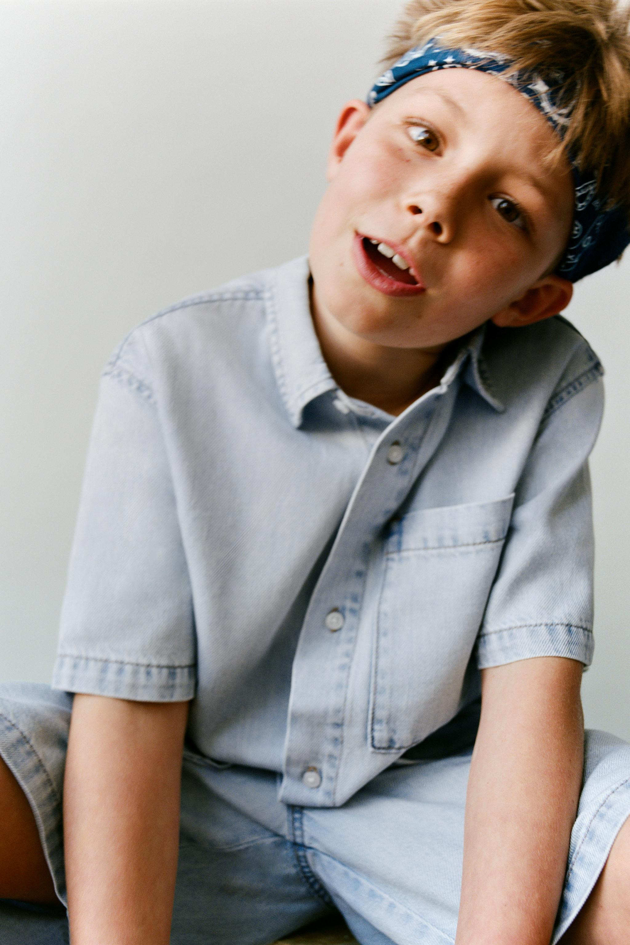 FLUID DENIM SHIRT | Zara US