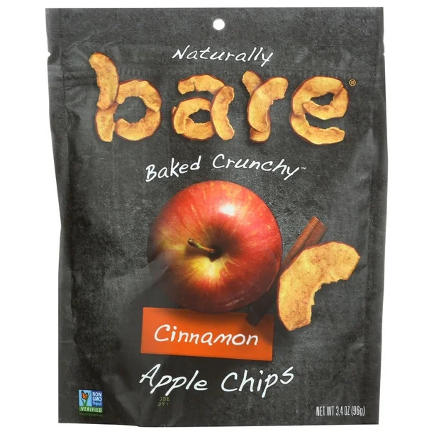 Bare Naturally Crunchy Cinnamon Apple Chips, 3.4 oz Bag | Walmart (US)
