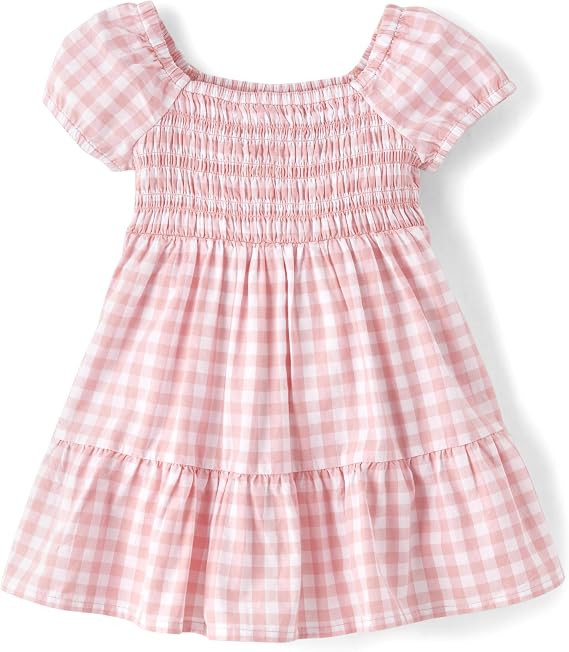 The Children's Place Baby-Girls and Toddler Short Sleeve Casual Dresses | Amazon (US)