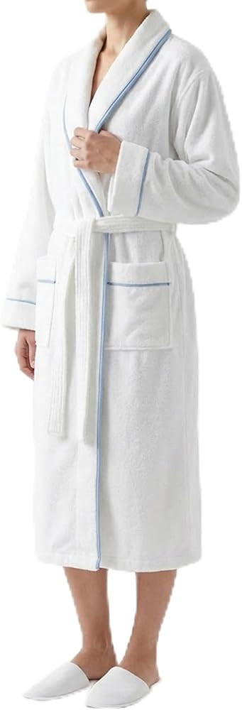 Womens Cotton Bathrobe – Towel Robe for Women in Soft Terry Cloth, Highly Absorbent Cotton Robe... | Amazon (US)